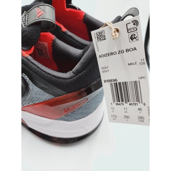 Sz 11.5 ADIDAS Adizero ZG BOA Spikeless Lucid Red Golf Shoe IH9896 - New/NoBox main image 5